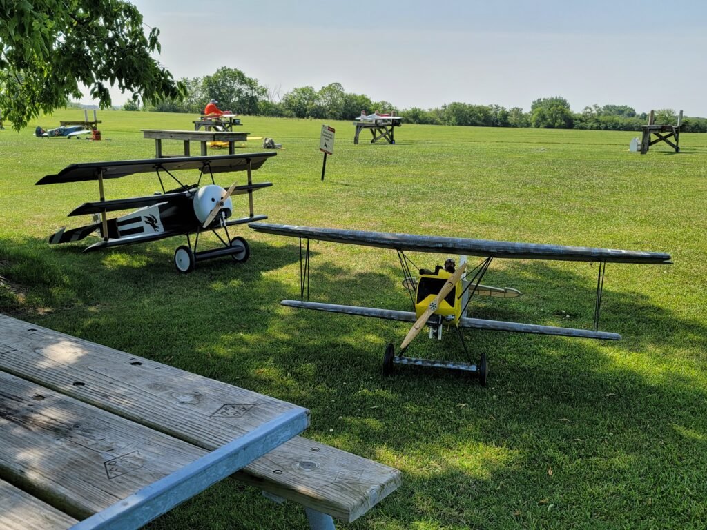 Al’s 1/3 Scale Fokker DR-1 (left)